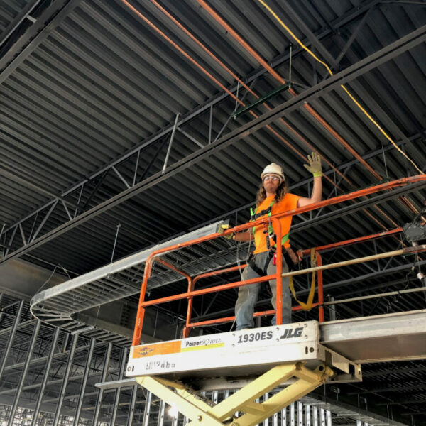 Daniel on the Lift