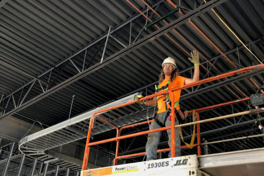 Daniel on the Lift
