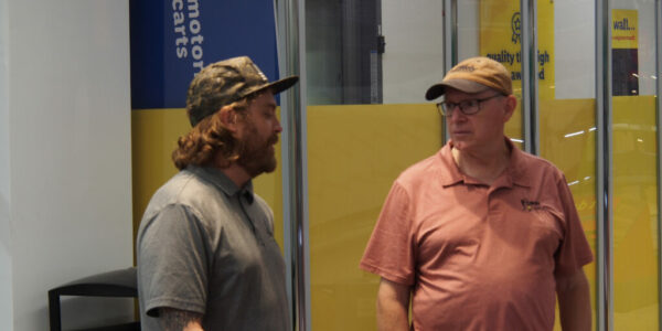 Kenny and Daniel on the Job